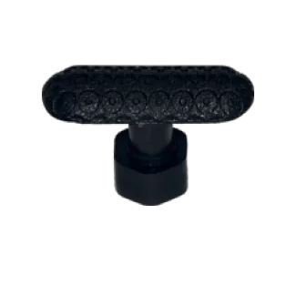 PDR Boyasız Göçük Düzeltme Plastiği Siyah Elips Kavisli 12,5X33,7Mm - D. N6 - Siyah