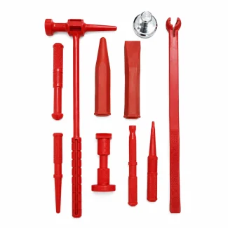 Set Plastik PDR Göçük Düzeltme Çekiç Ve Uç Takımı 10 Prç