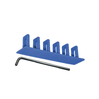 Set PDR Boyasız Göçük Düzeltme Plastiği Mavi 6 Lı Düz 40mm + L Kol