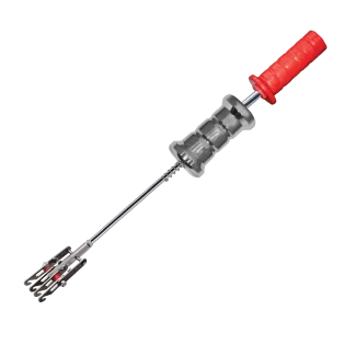 Set Pdr Kaporta Göçük Düzeltme Tokmağı Çift Yönlü Aslan Pençesi 4 Kancalı Plastik Saplı 3,080Kg 79cm